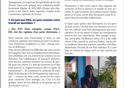 Dans My Log de Juin 2023, Ralib Bourouiba présente Solaris Logistique, présent à Abidjan